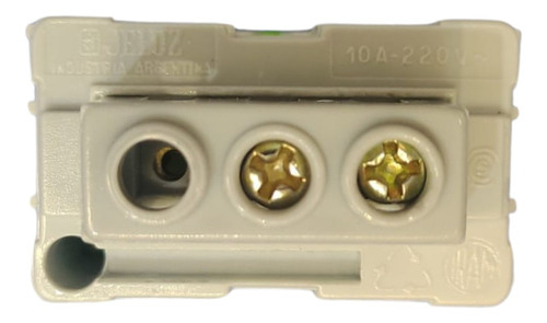 Modulo Pulsador Unipolar Lisa Luminoso Jeluz Verona X 5 U 10 A 250v Negro