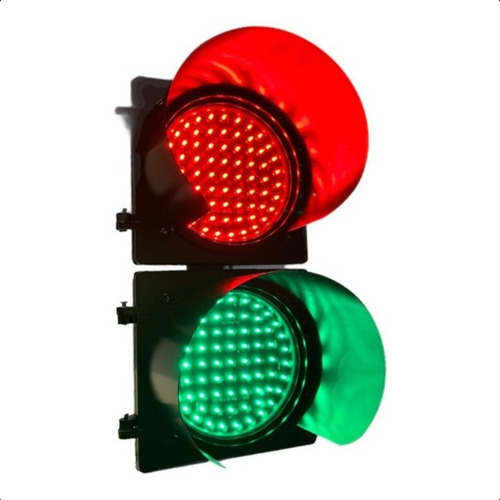 Semáforo Led 2 Fases Bivolt Atende Norma Nbr7995 Da Abnt