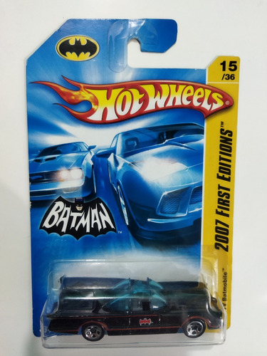 Hot Wheels Batman Tv Series Batimovil 2007 First Edition Ba3