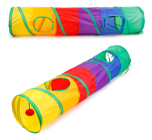 .tĂșnel Plegable For Gatos Con Pelota De Juego For Mascotas