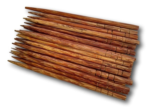 Palito De Coco Pati Para Cabelo (dúzia) Ref. 3015