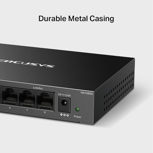 Switch De Escritorio Gigabit Tp-link 8 Ptos No Admin /ms108g