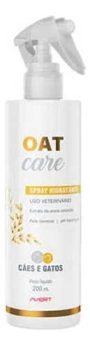 Oat Care Spray 200 Ml Cães E Gatos Avert Fragrância Aloe Vera Tom De Pelagem Recomendado Claro