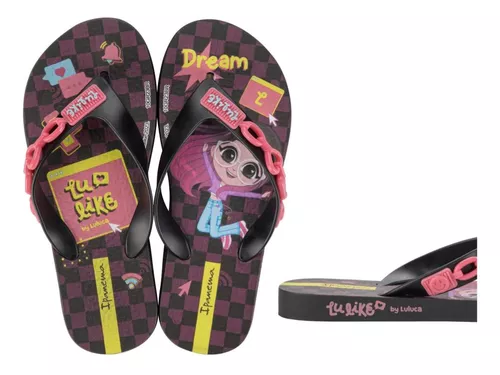 Chinelo Infantil Luluca Amor Rosa Ipanema