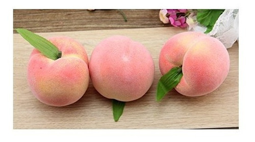 Jugosas Melocotones Artificiales De La Simulación Frutas Fal