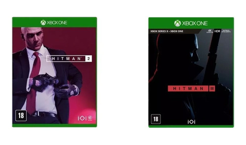 Hitman 2 + Hitman 3 (mídias Físicas) - Xbox One (novos)