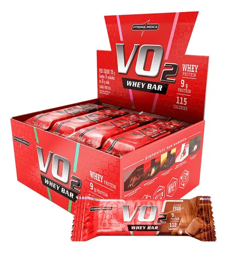 Display com 12 unidades de Whey Crisp Bar Integralmédica
