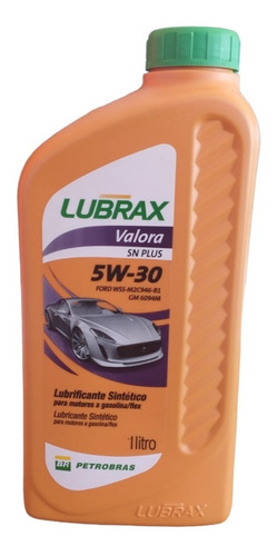 Aceite Lubrax Valora Flex 5w30 Sintético 1 Litro Marcobus