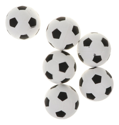 6 Units Mini Football Ball De Espuma Suave Juguete De