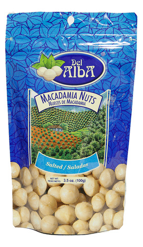 Nuez Macadamia Salada X100 Grm Del Alba