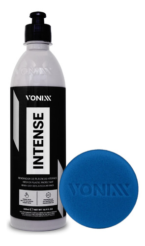 Revitalizador De Plástico Interno Intense + Aplicador Vonixx