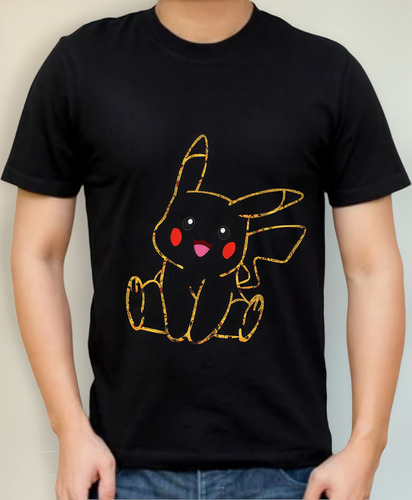 Playera Algodón Estampada Caballero
