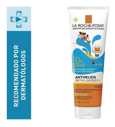 Imagen 1 de 2 de Anthelios Dermo-pediatrics Gel-crema Wet Skin Fps 50+ 250ml