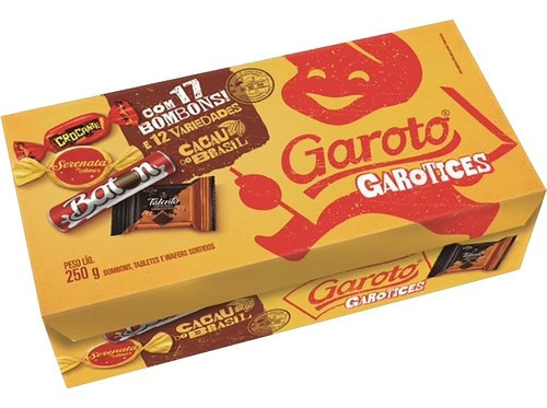 Caja Bombón Garoto Chocolate. 250gr, 17 Variedades. Ofertón!