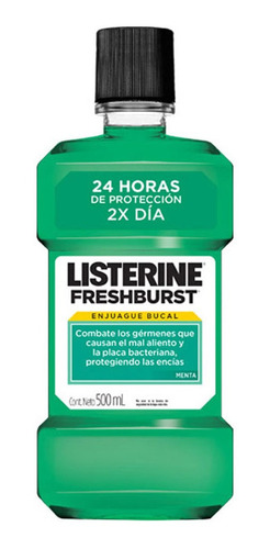 Enjuague Bucal Listerine Freshburst 24h De Protección 500ml