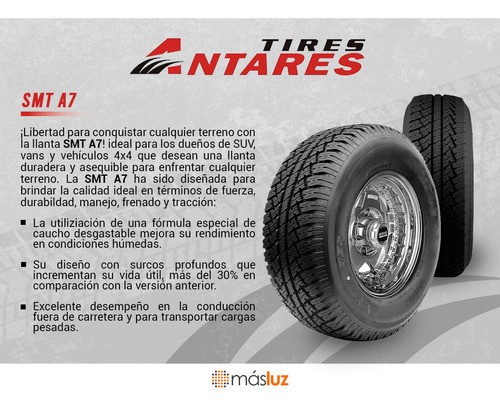 1 Llanta Smt A7 Antares 265/65r17 112s