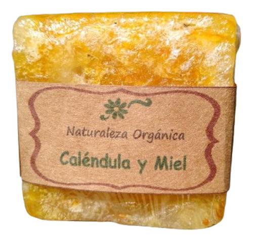 Jabón Artesanal Calendula Y Miel Bebés Antiestrias X 100 G 