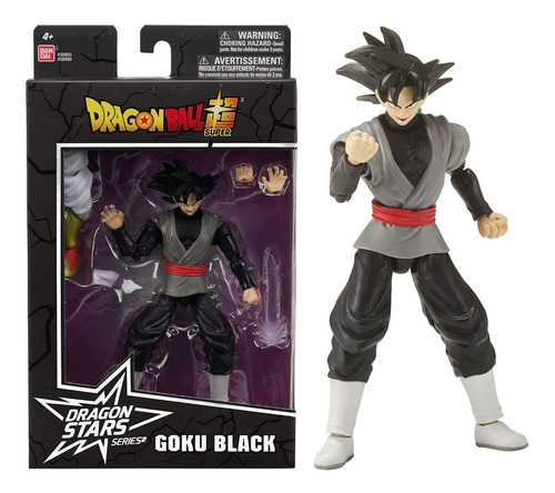 Imagen 1 de 4 de Figura Goku Black Dragonball Super Stars Series