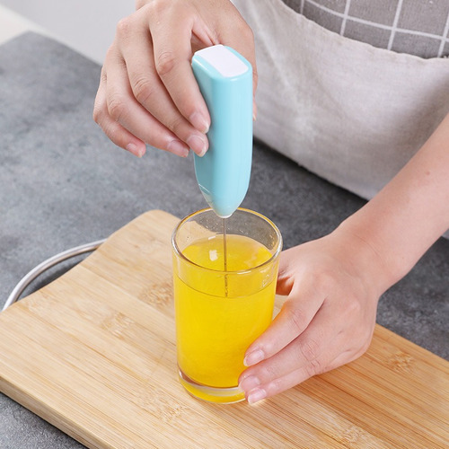 Nuevo Espumador De Acero Inoxidable Para Hacer Capuchino Azu