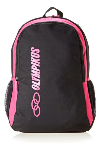 Mochila Olympikus Essential Unissex 221806 Cor preto/cereja Desenho do tecido Liso