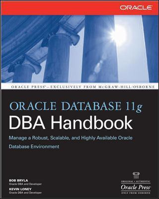 Libro Oracle Database 11g Dba Handbook - Bob Bryla