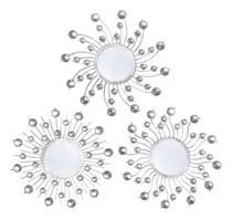 Comprar Tuokiuhn Espejo De Decoración De Pared De Plata, Espejos D.