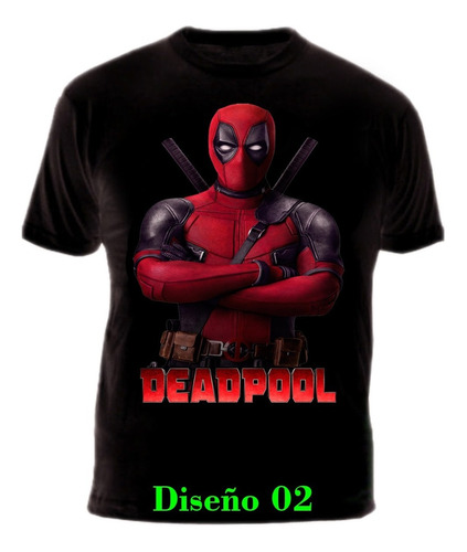 Remera Deadpool 100% Algodón