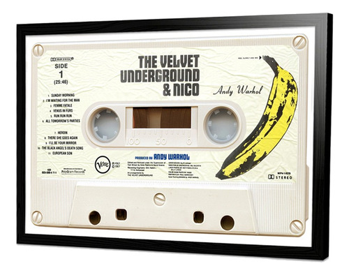 Cuadro  The Velvet Underground Cassette Poster Retro 50x70