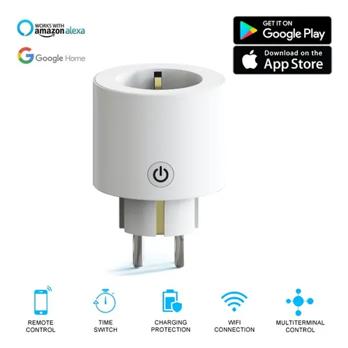 Enchufe Inteligente Con Timer Smart Plug Wifi Compatible