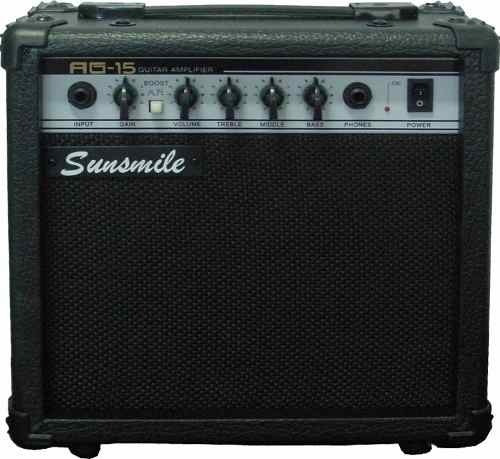 Amplificador Sunsmile AG-15 para guitarra de 15W