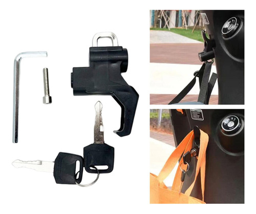 Candado For Casco De Motocicleta, Gancho De Estilo C