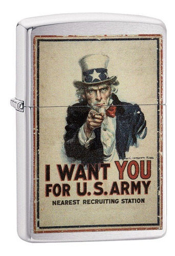 Encendedor Zippo Poster U.s. Army Vintage Cod 29595