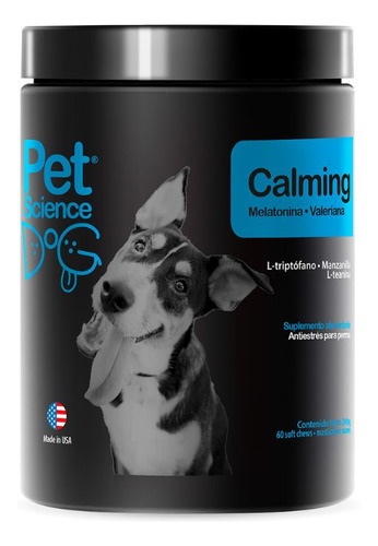 Suplemento Antiestrés Masticable Perros 240g Petscience