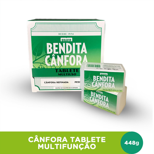 Canfora Tabletes Bendita Cânfora Pastilhas Odorizante