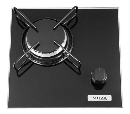 Cooktop 1 Boca Stelar A Gás Bivolt Preto