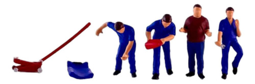 Figuras De Diorama En Miniatura, Modelo De La Resina Azul