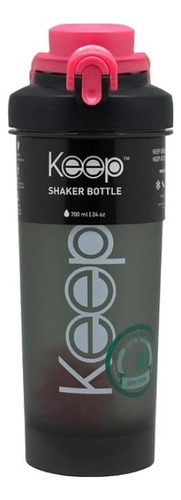 Botella Sport Shaker 700ml Keep Outdoor Gym Con Revolvedor