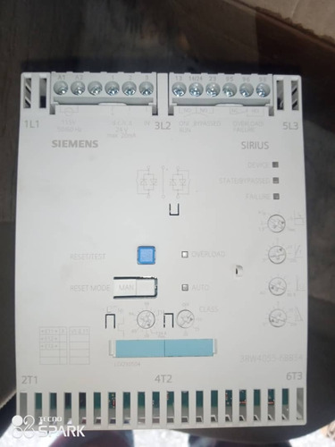 Arrancador Suave  Siemens  460v 75 Hp 3rw4055-6bb334