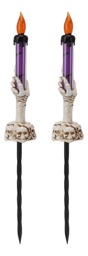 Estacas For Velas De Halloween, 2 Unidades, Cálidas, 120 Ma