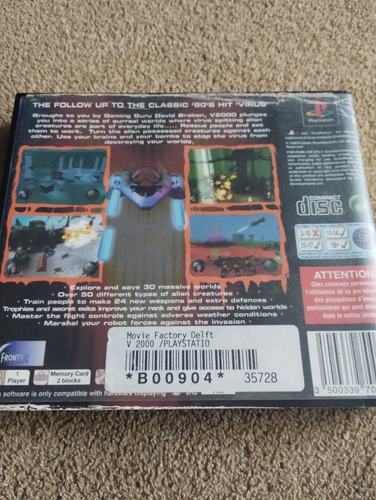 Jogo V2000 Ps1 Original (Usado)