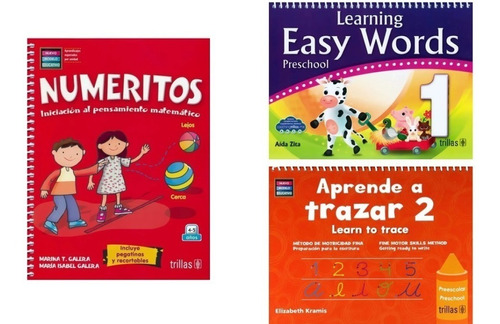 Pack Numeritos Learning Easy Words 1 Aprende Trazar Trillas