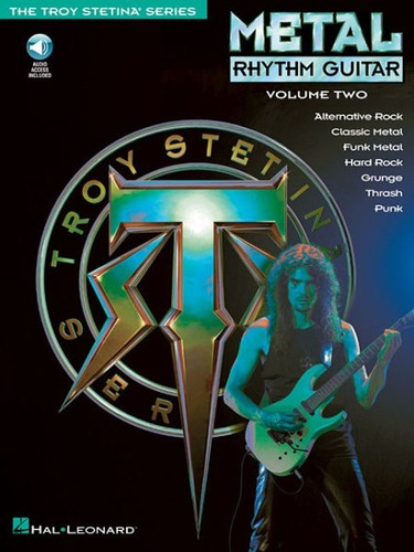 Libro Guitarra Rítmica Metal Stetina Troy Versión En