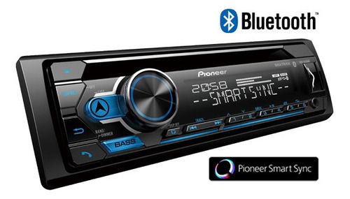 Imagen 1 de 7 de Radio Pioneer Deh-s4250bt Cd Bluetooth Spotify Subwoofer 