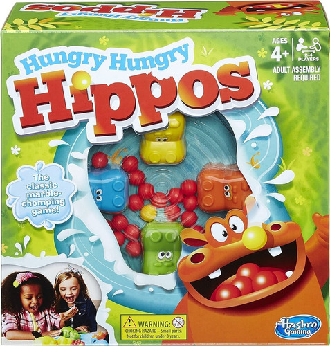 Hippos Glotones Clásico Hasbro 98936 Juego De Mesa 