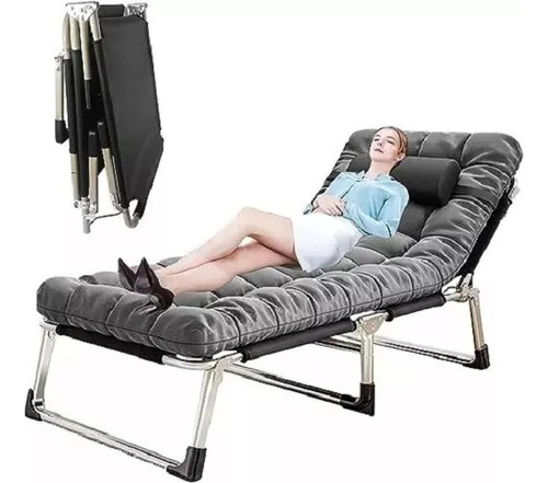 Cama Portatil Plegable De Reforzado Con Colchon Desmontable