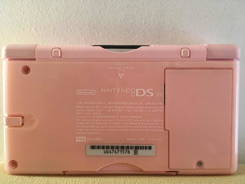Nintendo Ds Lite Color Rosa