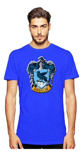 Polera Harry Potter Ravenclaw Full Color Escudo Hombre