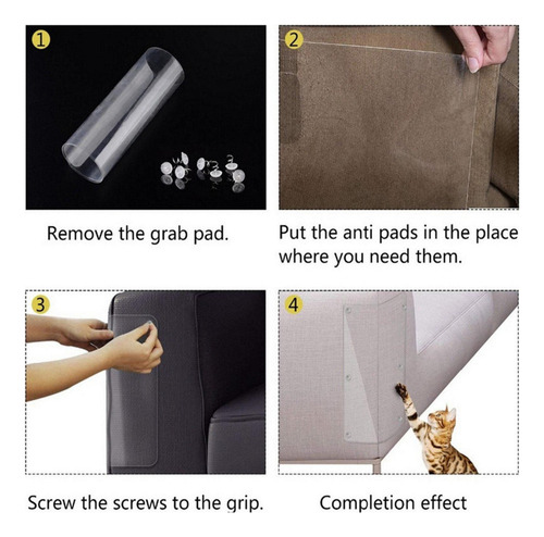 Dp Nuevo 4x Protector De Sofá For Muebles Y Rasguos For Ga