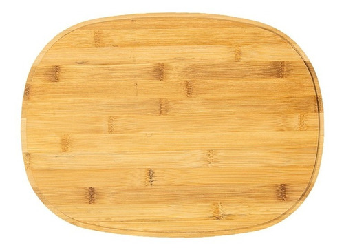 Imagen 5 de 6 de Set X2 Canasto Organizador Plastico Con Tapa Bambu 12 L Oval