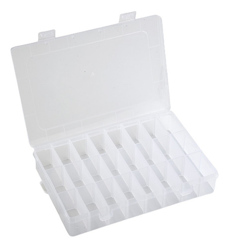 Caja De Almacenamiento De Plástico De 24 Compartimentos